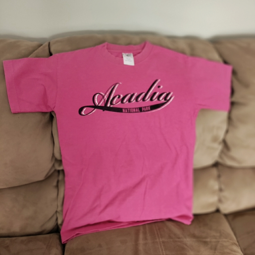 Acadia National Park T-shirt        Pretty in Pink